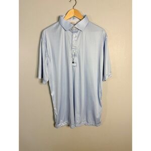 Collars & Co Mens XL Blue Relaxed Polo Shirt
